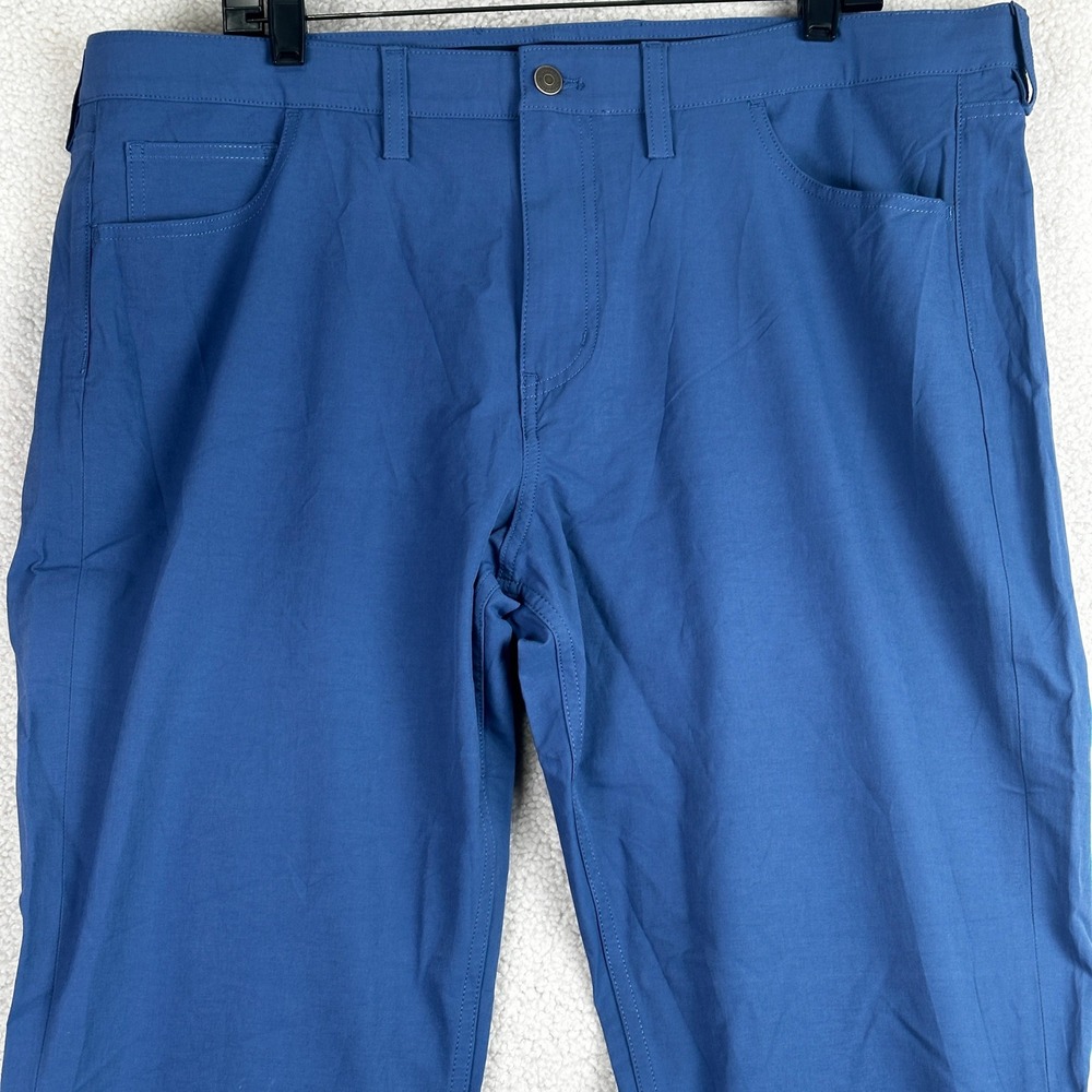 Vineyard Vines Performance On-The-Go Pants Mens 40x32 Blue Golf Chino Stretch - Picture 2 of 11